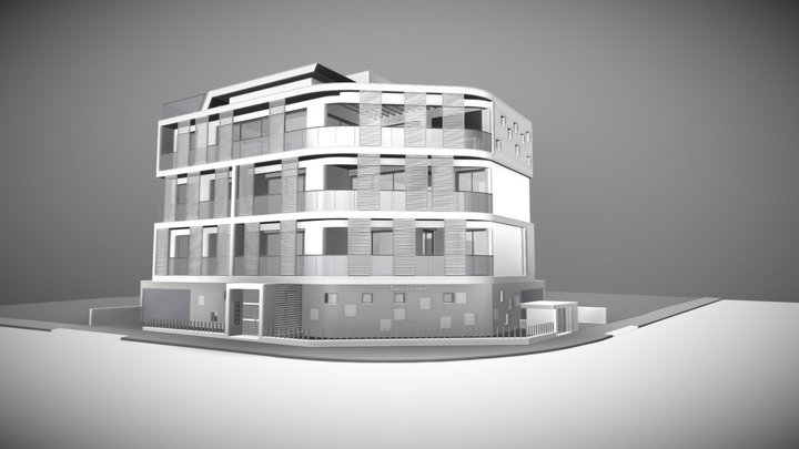 Xenia's Court Apartments 3D Model