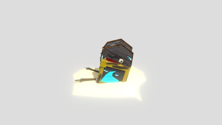 Deep Sea Chest 3D Model