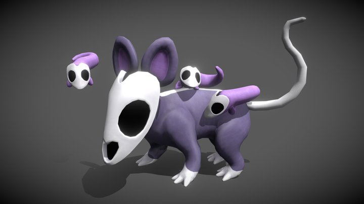Opossoul and Whispey 3D Model