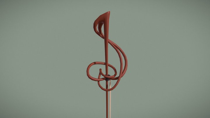 Violin Sword for BYU Beatboxers 3D Model