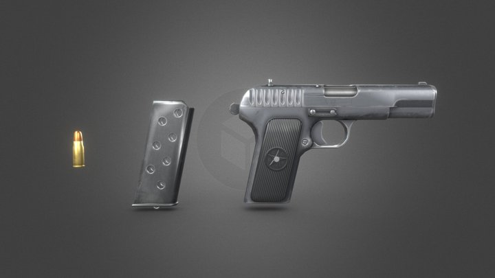 Tokarev TT-33 3D Model