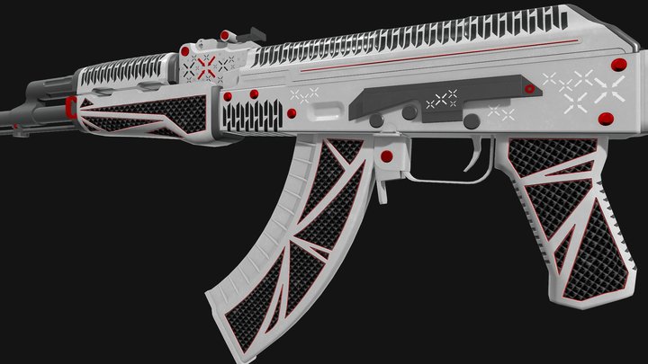 ak47 | obstruction 3D Model