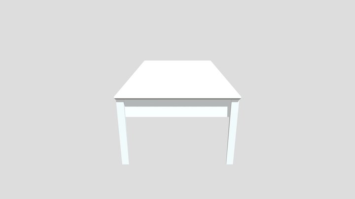 Table Desk 3D Model