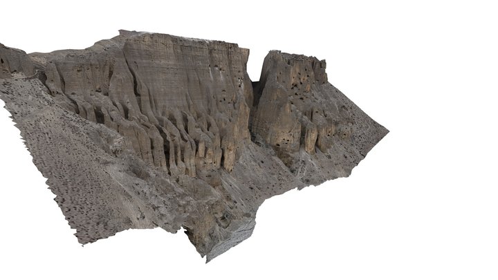 Phudzeling Caves, Mustang 3D Model