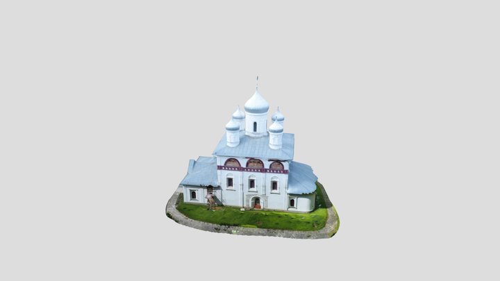 Русса церковь троицы 3D Model