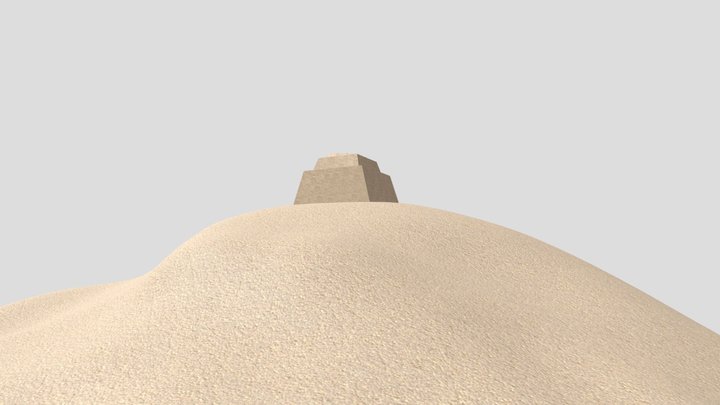 Meidum Pyramid 3D Model