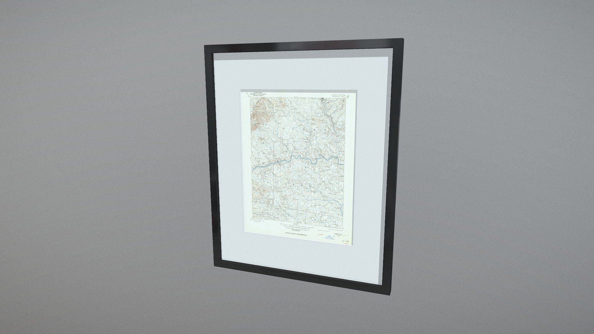 Topographip map Yadkinville