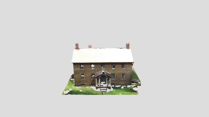 Brown House 3D Model