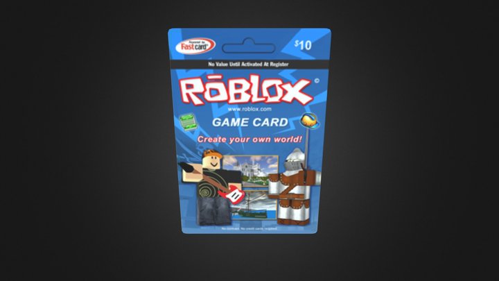 Roblox_gamestop_card 3D Model