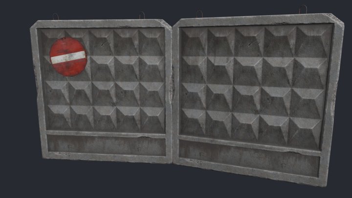 Fencing for the location 3D Model