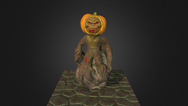 Pumpkin King 3D Model