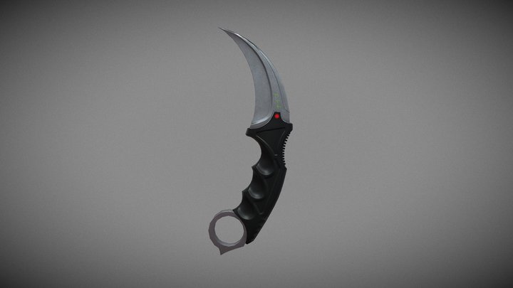 Karambit Knife - Weapon 3D Model