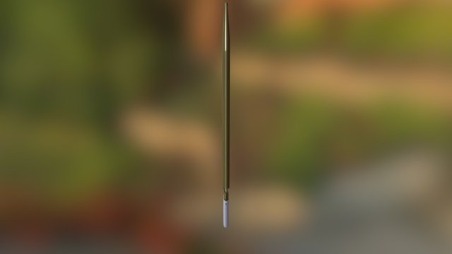 357 Gunblade Folded 3D Model