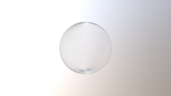 Grid sphere 3D Model