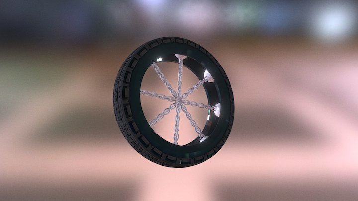 A Wheel 3D Model
