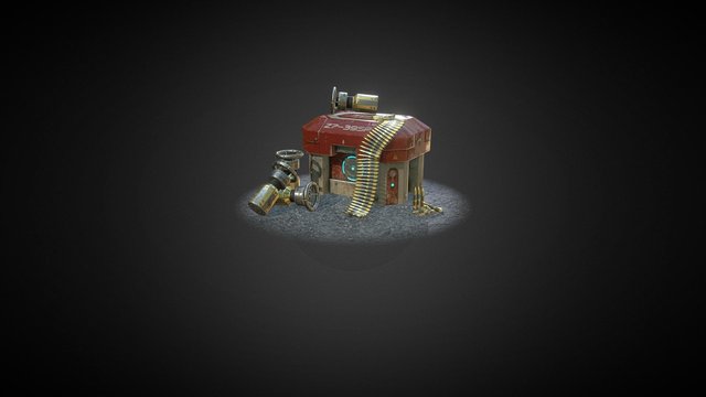 Ammo Crate 3D Model
