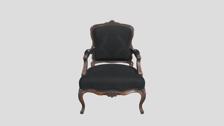 Louis XV Chair 3D Model