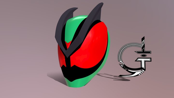 Kamen Rider Zeztz Helmet 3D Model