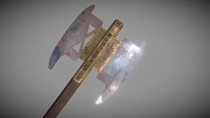 Gimli's BattleAxe 3D Model