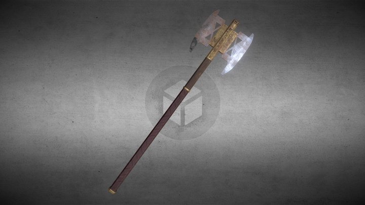 Gimli's BattleAxe 3D Model