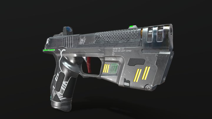 Strategic Innovations X-1 Smart Pistol 3D Model