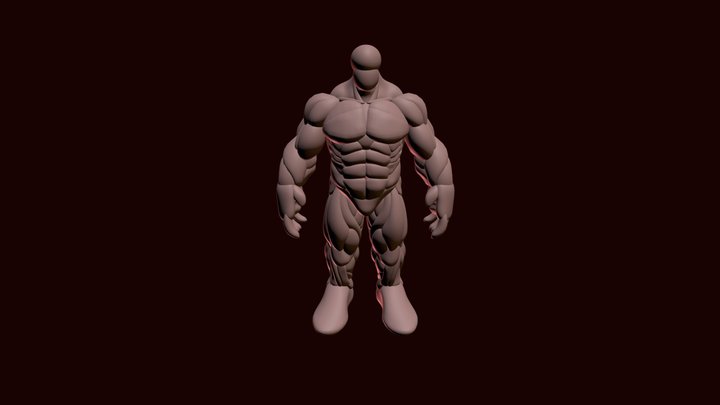 Hulk Character Basemesh 3D Model
