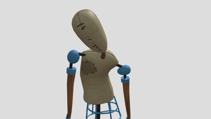 Hello Neighbor Mannequin 3D Model