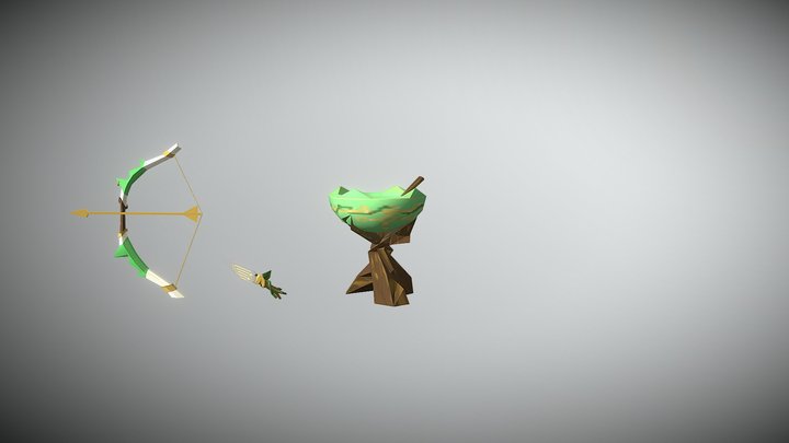 Elven_ Props 3D Model