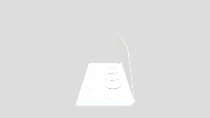 eyeshadow-palette-Acuacolor 3D Model