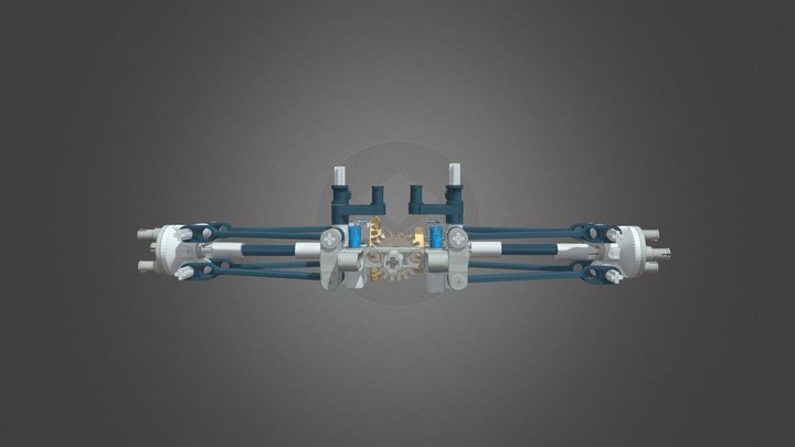 Rear suspension 3D Model