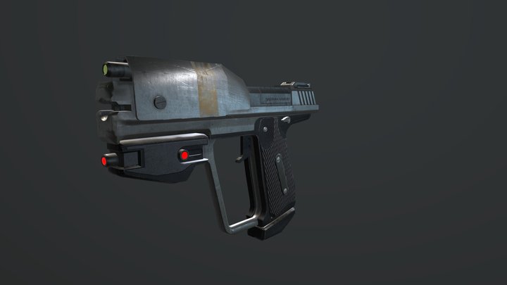 Halo: Reach - M6G Magnum 3D Model