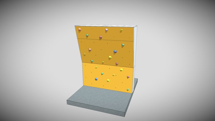 BOULDER BLOCO 0º 15º MÉDIO 3D Model