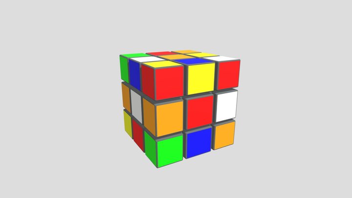 Color Cube 3D Model