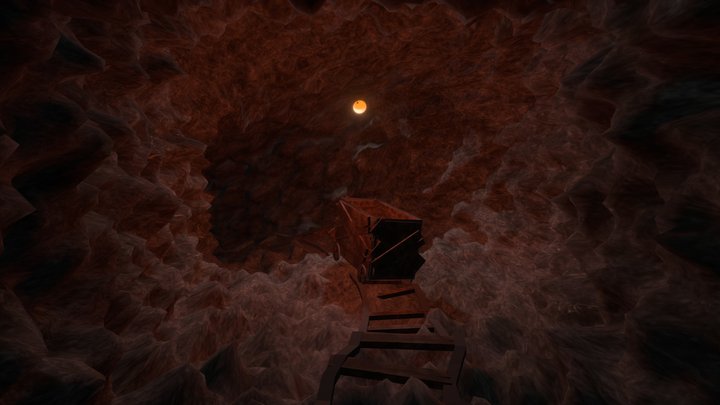 Realistic Gold Mine 3.0 3D Model