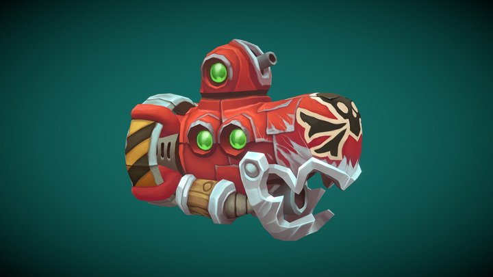 Pirate submarine 3D Model