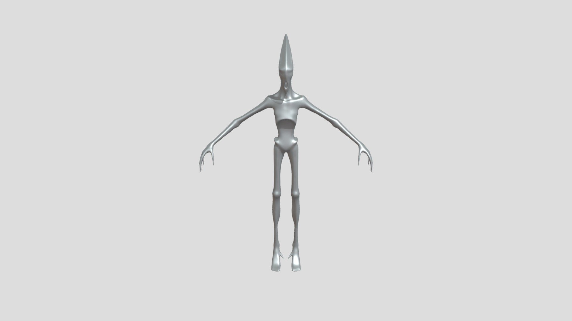alien humanoid figure - 3D model by pipionkacki [8ff6427] - Sketchfab