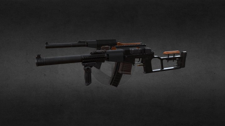 [Game-Ready]6P29M VSS model 3D Model