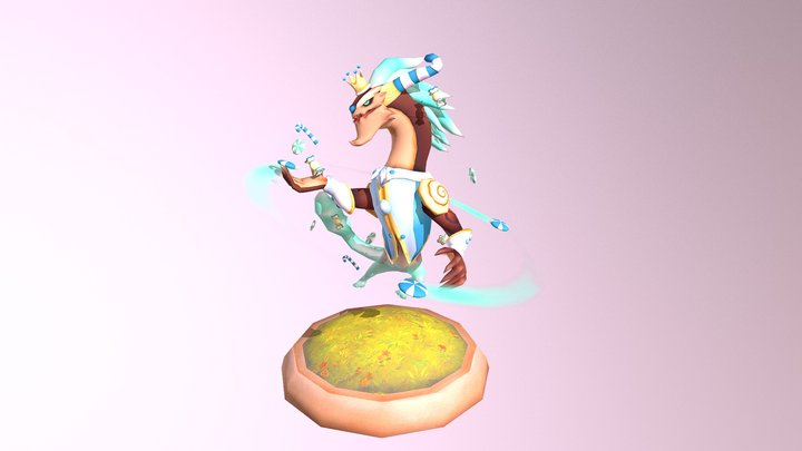 Candy King Aurelion Sol - Mint Chroma 3D Model