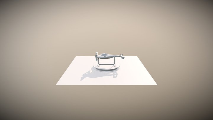 Futuristic F1 Car 3D Model