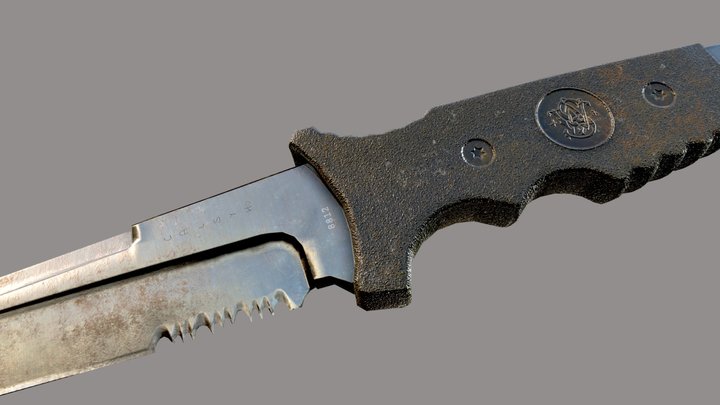 SW_Knife 3D Model