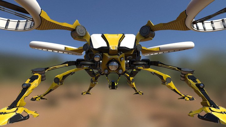 Quadrocopter 3D Model