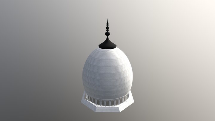 Mosque's dome 3D Model