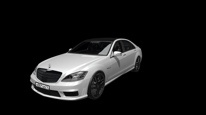 2011 Mercedes-Benz S 65 AMG (W221) – Modello 3D gratuito STL