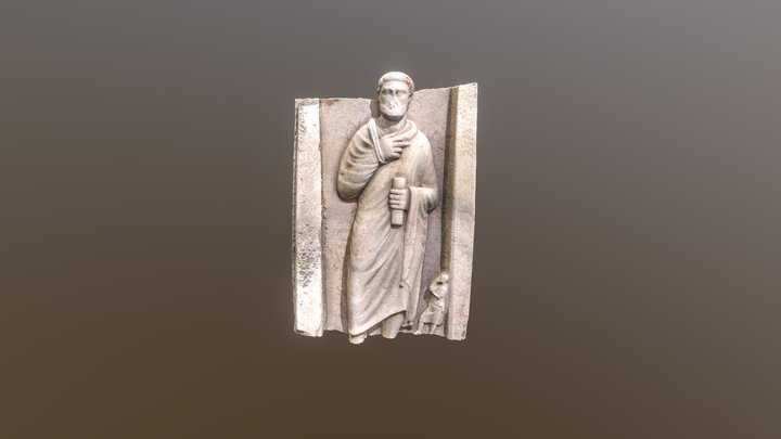Ariston burial statue 3D Model