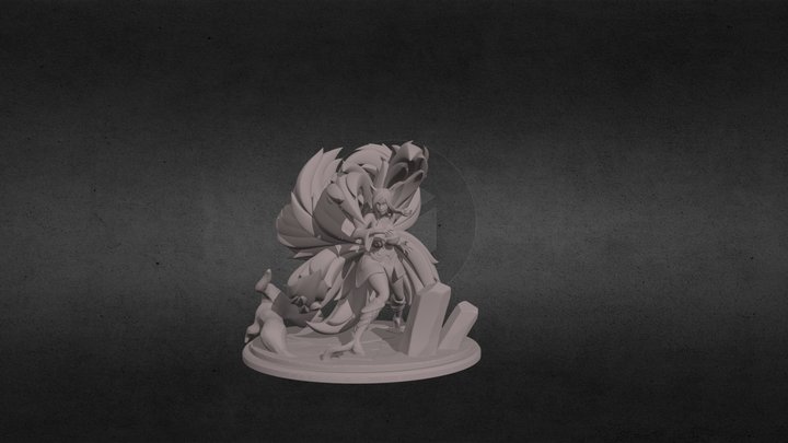 Ahri 3D figure 3D Model
