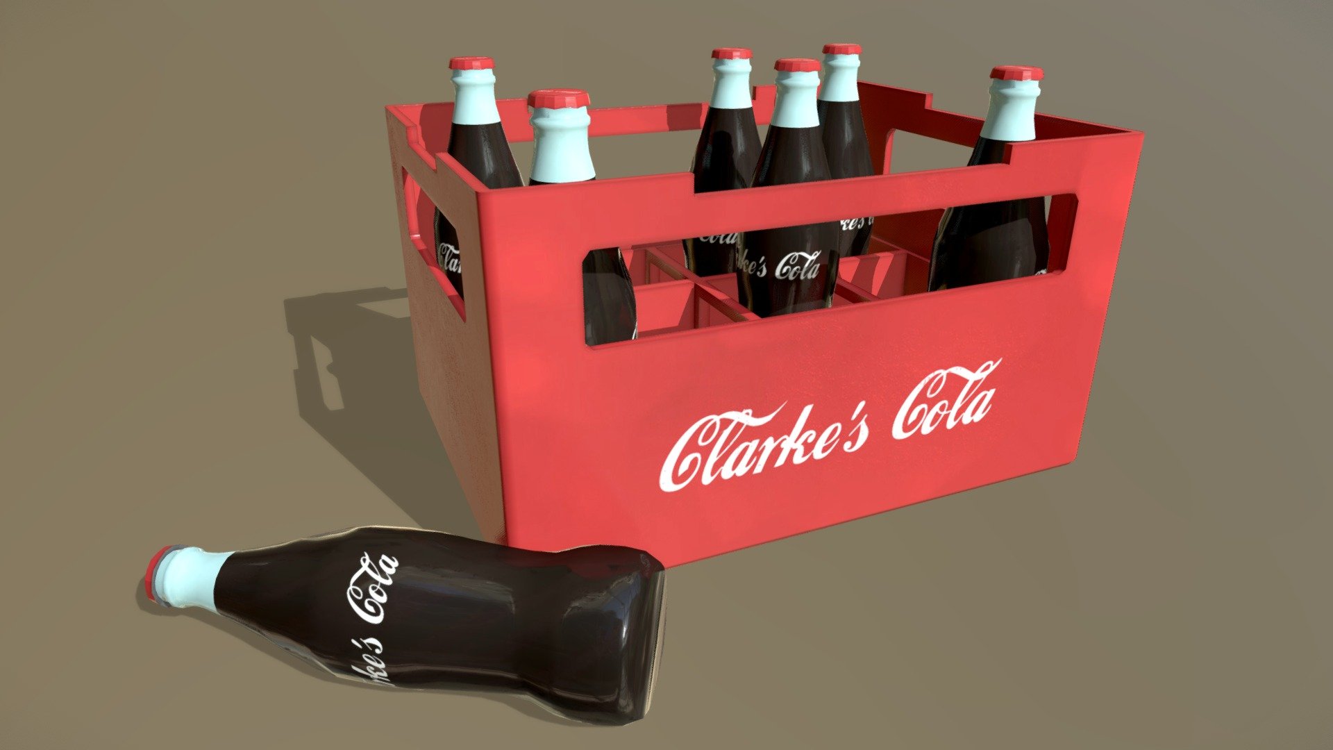 Beer Crate - PBR Game Ready | 3D model
