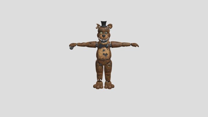 Stylized Withered Freddy model by me