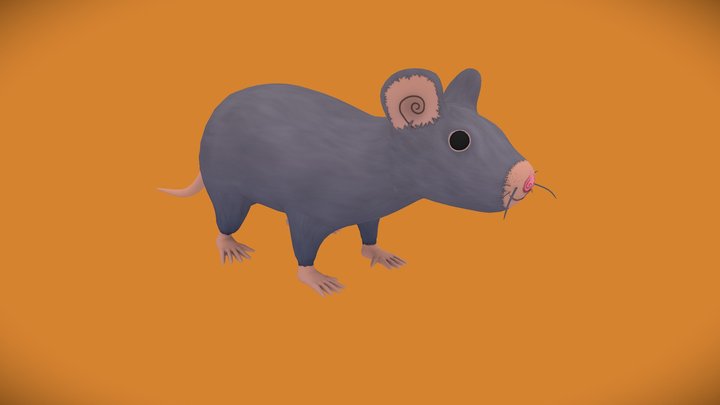 Friendly Rat 3D Model
