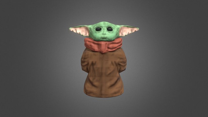 BABY YODA 3D Model
