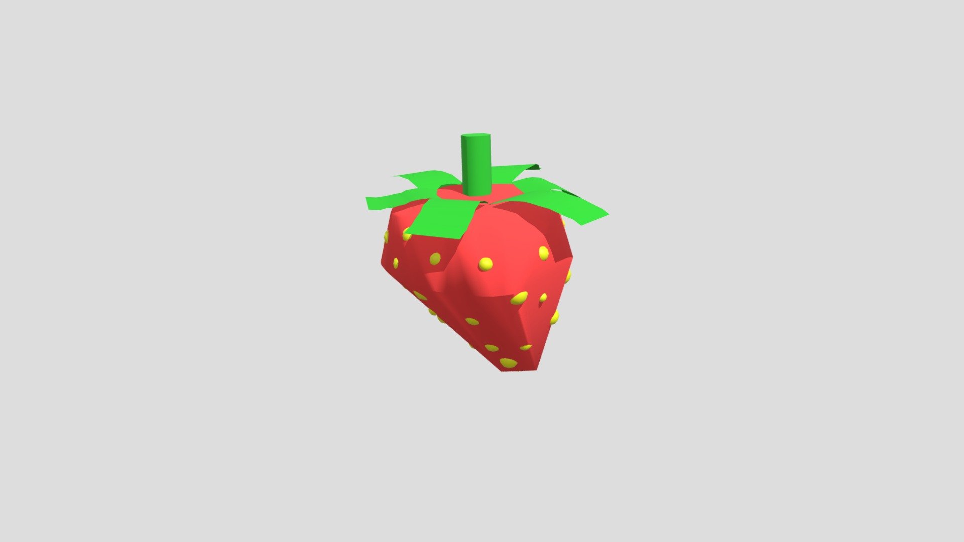 Strawberry - Download Free 3D model by CobyPal (@cobyp) [8ffce3a ...